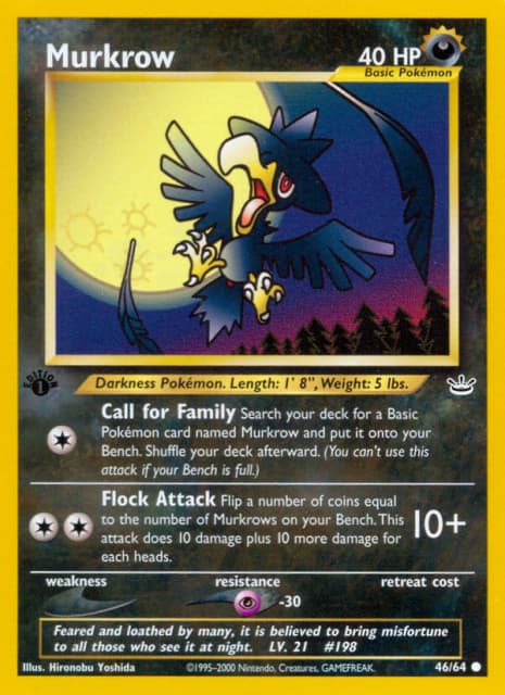 Murkrow (Unlimited) (46) — Neo Revelation