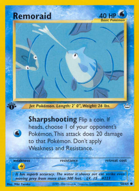Remoraid (Unlimited) (50) — Neo Revelation
