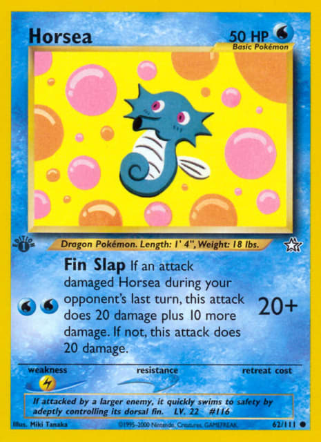 Horsea (Unlimited) (62) — Neo Genesis