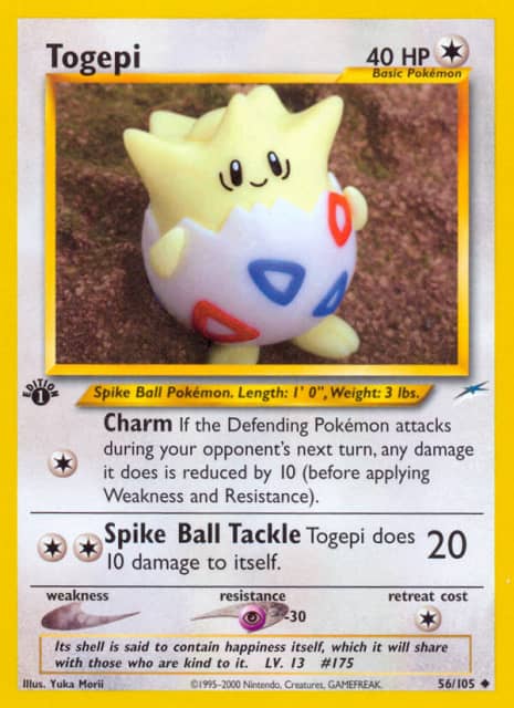 Togepi (First Edition) (56) — Neo Destiny