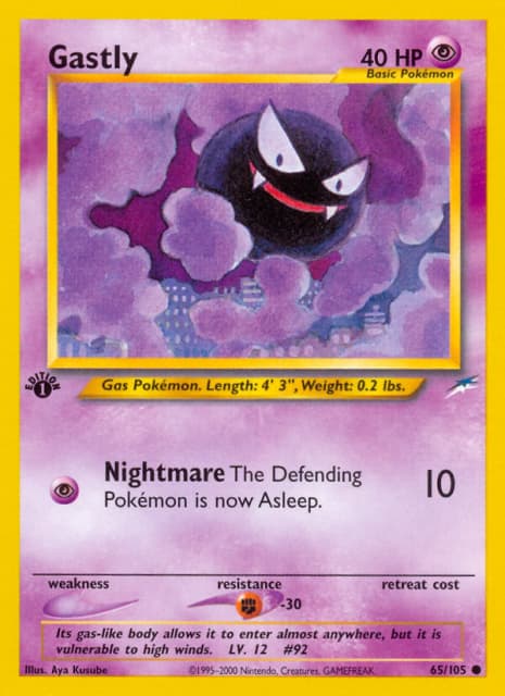 Gastly (Unlimited) (65) — Neo Destiny