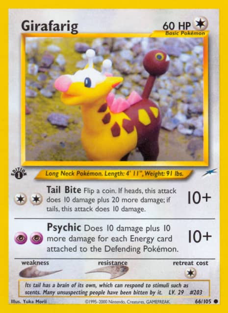 Girafarig (Unlimited) (66) — Neo Destiny