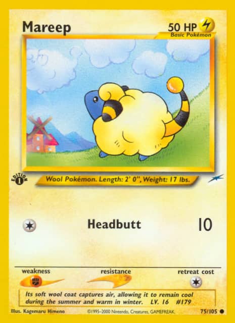 Mareep (First Edition) (75) — Neo Destiny