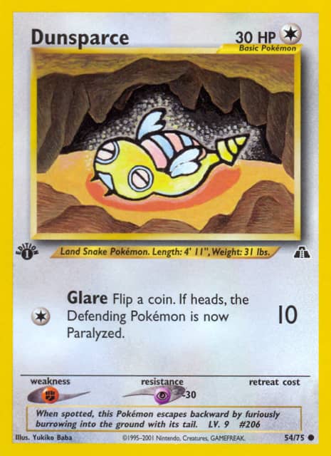 Dunsparce (Unlimited) (54) — Neo Discovery