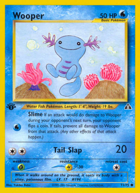 Wooper (Unlimited) (71) — Neo Discovery