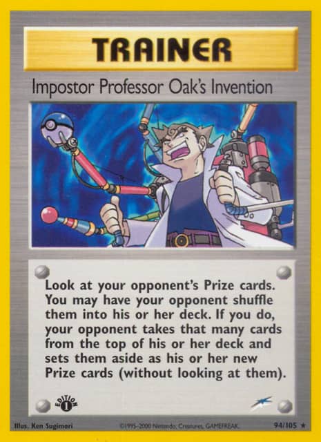 Impostor Professor Oak's Invention (First Edition) (94) — Neo Destiny