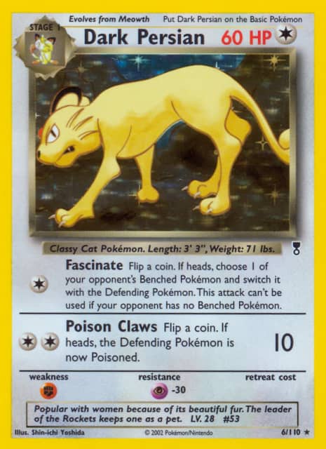 Dark Persian (Holofoil) (6) — Legendary Collection