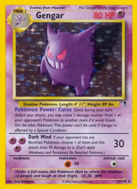 Gengar (Holofoil) (11) — Legendary Collection