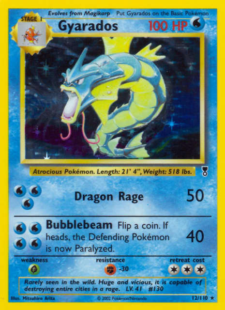 Gyarados (Reverse Holofoil) (12) — Legendary Collection