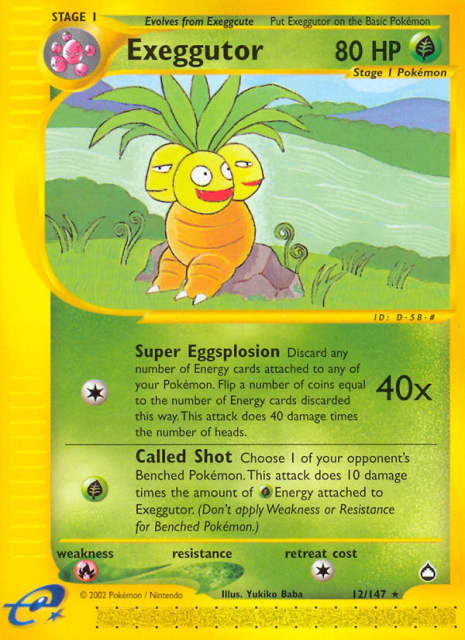 Exeggutor (12) — Aquapolis