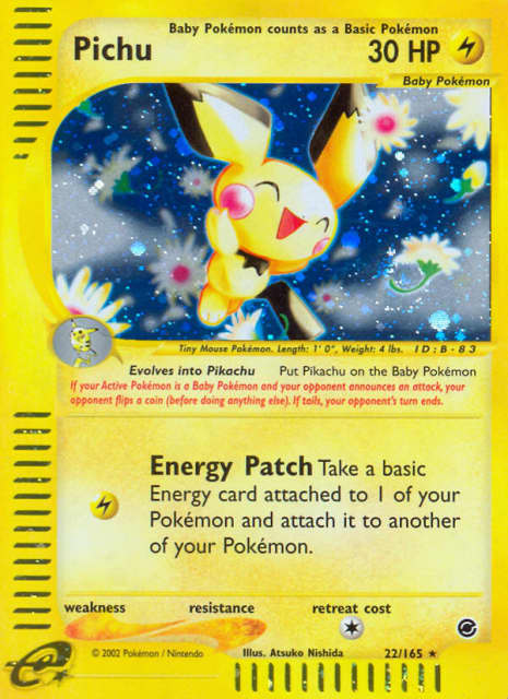 Pichu (Reverse Holofoil) (22) — Expedition Base Set