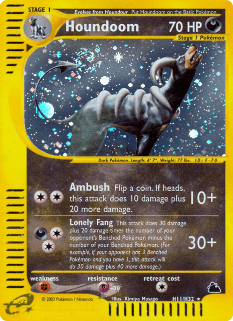 Houndoom (Holofoil) (H11) — Skyridge