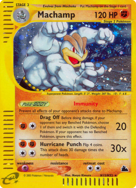 Machamp (Holofoil) (H15) — Skyridge
