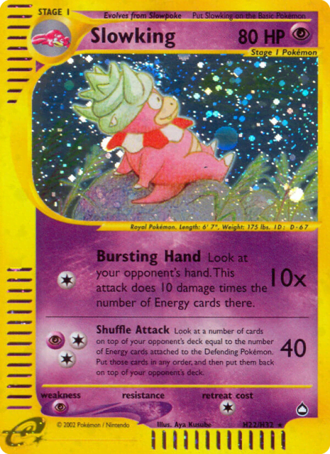 Slowking (Holofoil) (H22) — Aquapolis