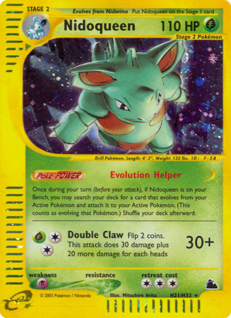 Nidoqueen (Holofoil) (H21) — Skyridge