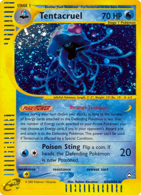Tentacruel (Holofoil) (H26) — Aquapolis