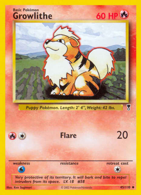 Growlithe (45) — Legendary Collection