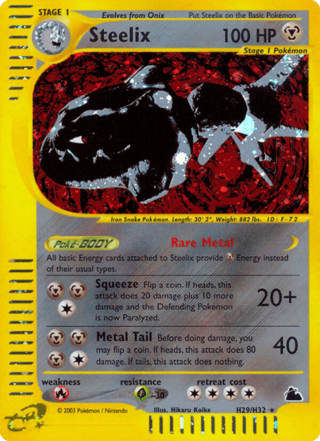 Steelix (Holofoil) (H29) — Skyridge