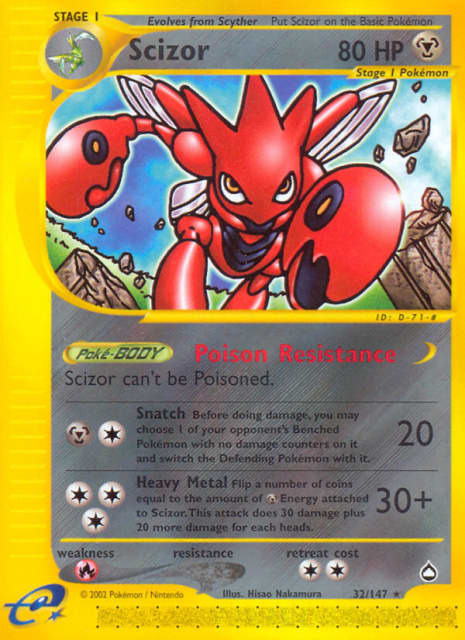 Scizor (32) — Aquapolis