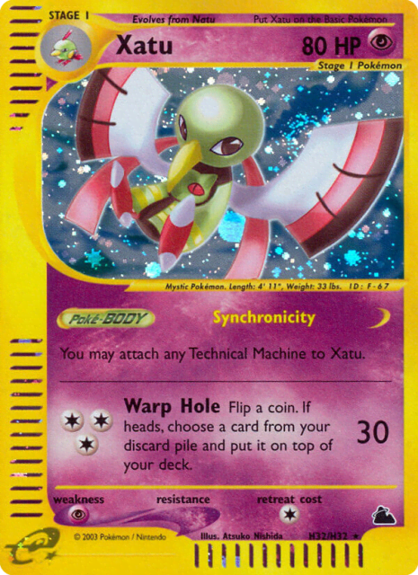 Xatu (Holofoil) (H32) — Skyridge