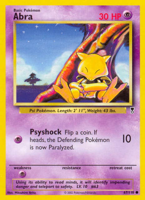 Abra (67) — Legendary Collection