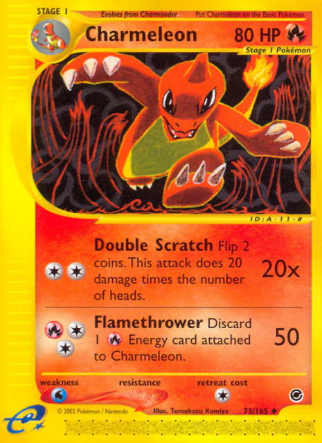 Charmeleon (73) — Expedition Base Set