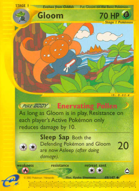 Gloom (Reverse Holofoil) (49) — Aquapolis