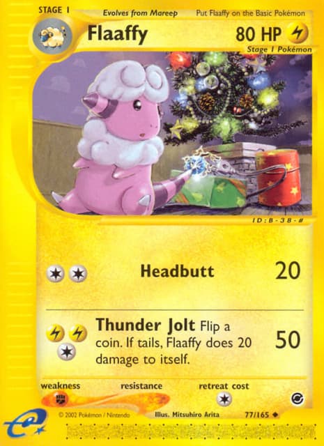 Flaaffy (Reverse Holofoil) (77) — Expedition Base Set