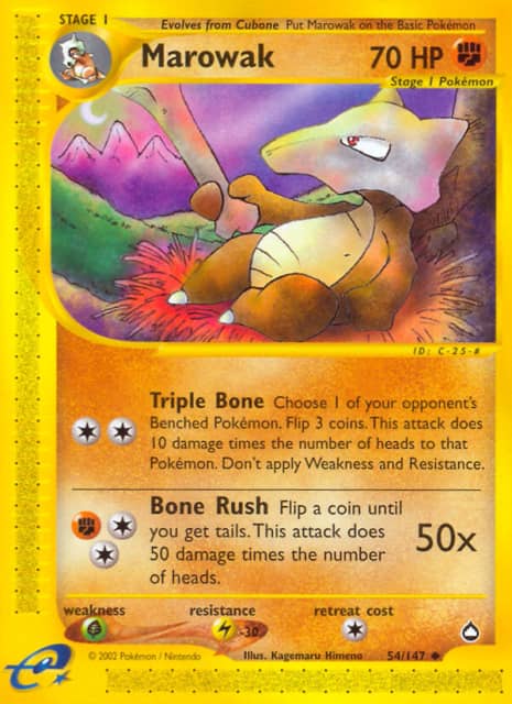 Marowak (54) — Aquapolis