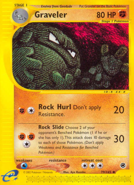 Graveler (79) — Expedition Base Set