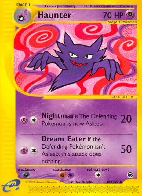 Haunter (80) — Expedition Base Set