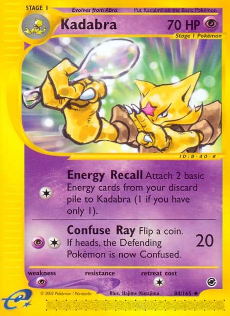 Kadabra (84) — Expedition Base Set