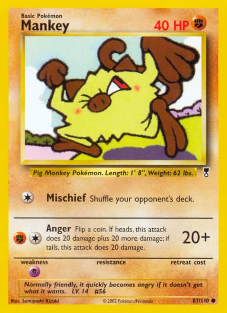 Mankey (81) — Legendary Collection