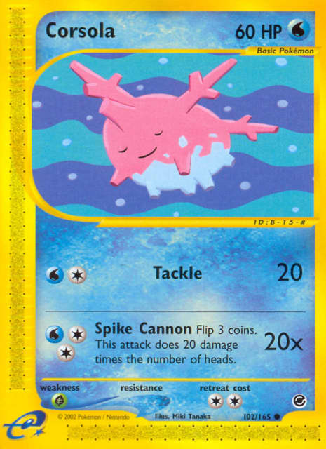 Corsola (102) — Expedition Base Set