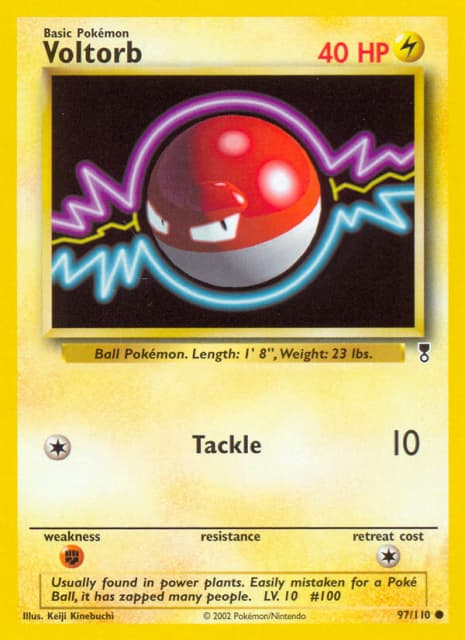 Voltorb (Reverse Holofoil) (97) — Legendary Collection