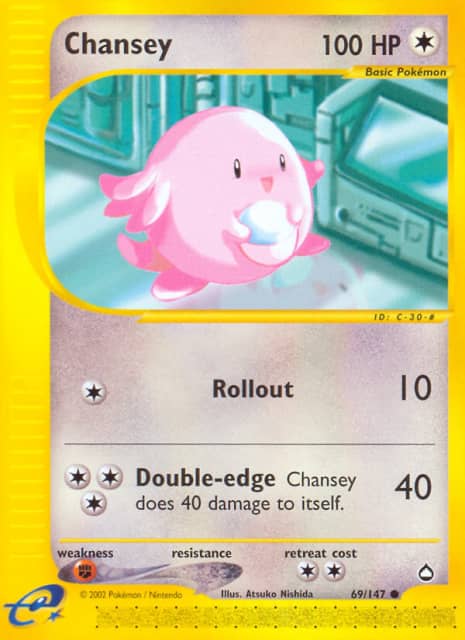 Chansey (69) — Aquapolis