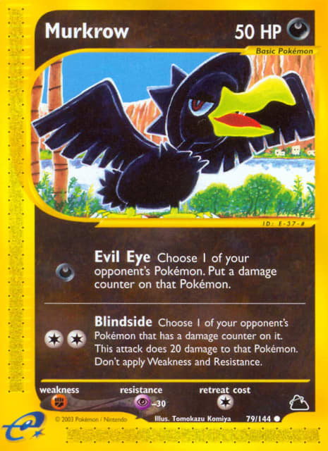 Murkrow (Reverse Holofoil) (79) — Skyridge