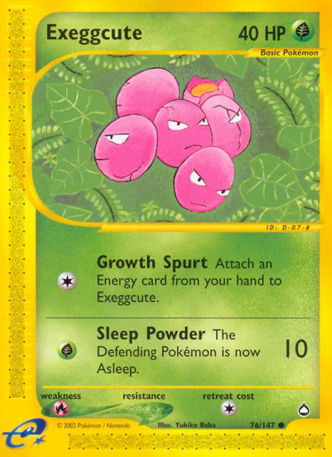 Exeggcute (76) — Aquapolis