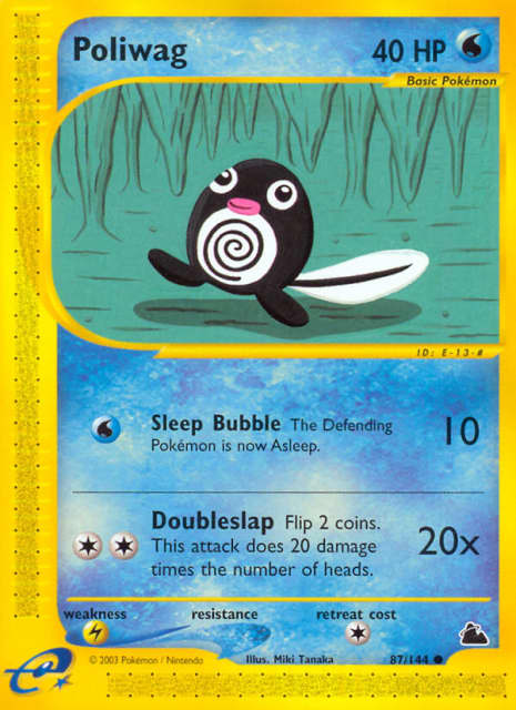 Poliwag (Reverse Holofoil) (87) — Skyridge