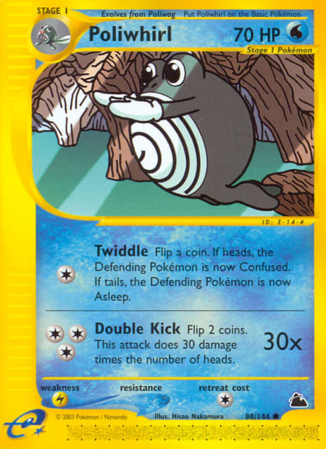 Poliwhirl (Reverse Holofoil) (88) — Skyridge