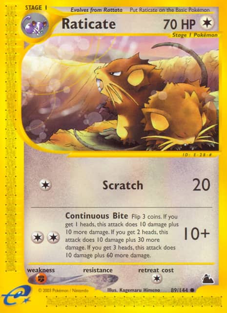 Raticate (89) — Skyridge