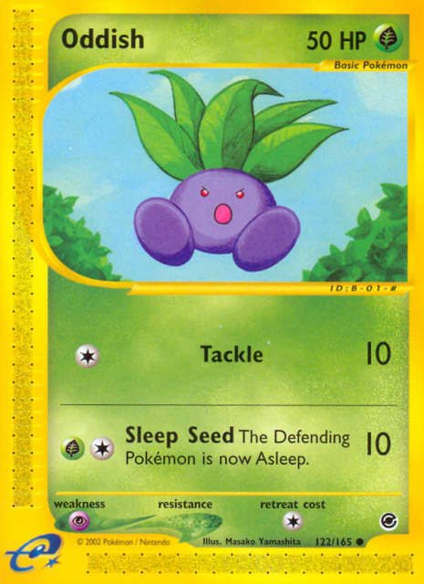 Oddish (122) — Expedition Base Set