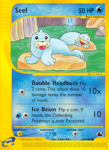 Seel (Reverse Holofoil) (95) — Skyridge