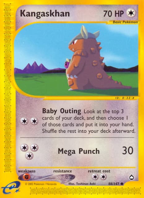Kangaskhan (88) — Aquapolis