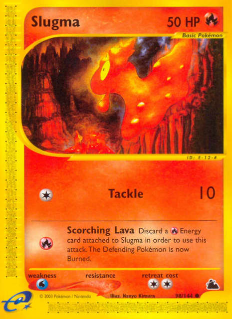 Slugma (Reverse Holofoil) (98) — Skyridge