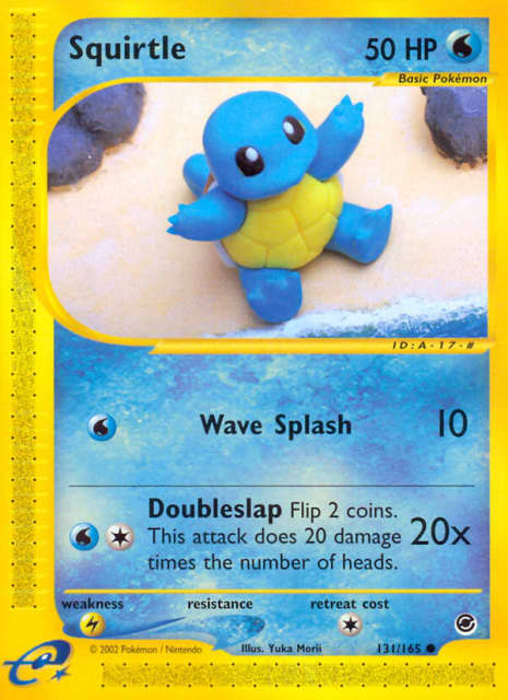 Squirtle (131) — Expedition Base Set