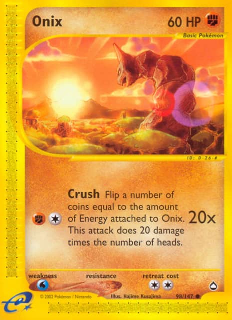 Onix (Reverse Holofoil) (98) — Aquapolis