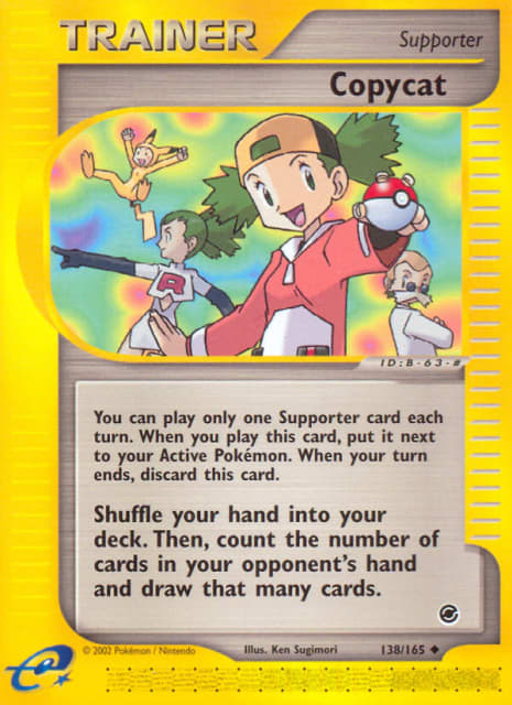 Copycat (Reverse Holofoil) (138) — Expedition Base Set