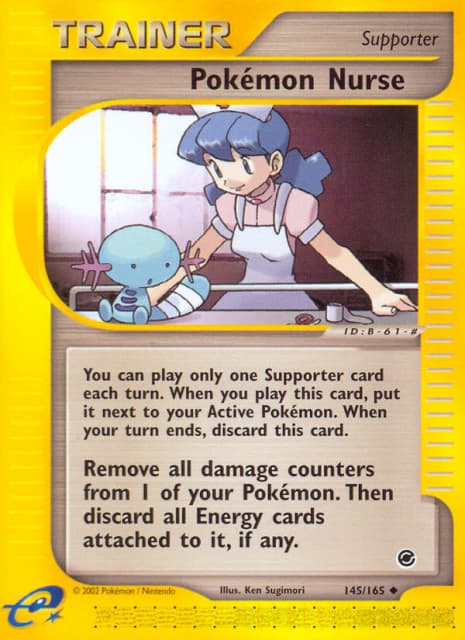 Pokémon Nurse (145) — Expedition Base Set