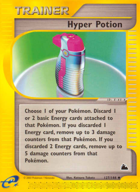 Hyper Potion (Reverse Holofoil) (127) — Skyridge